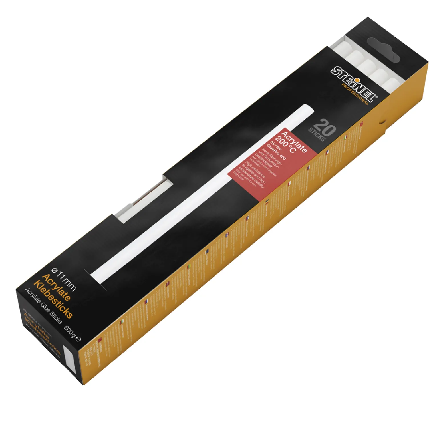Klej termotopliwy Acrylate 30cm 20szt. Steinel 052416