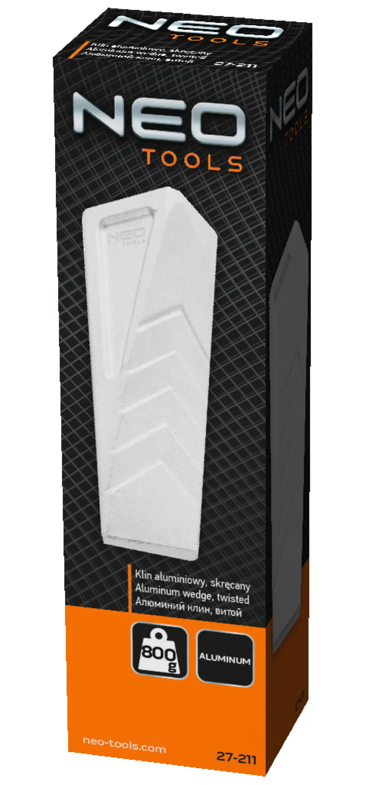 Klin aluminiowy 800gr, skręcony Neo 27-211