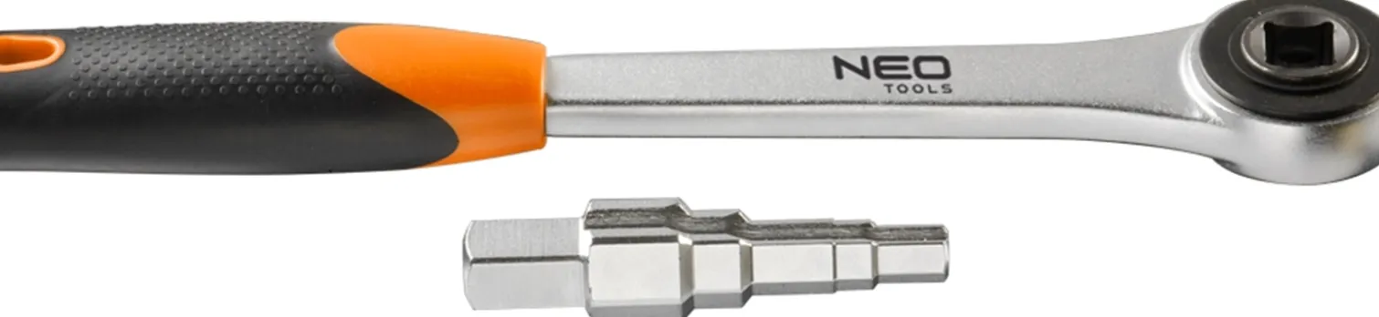 Klucz do śrubunków 1/2" z grzechotką Neo 02-060