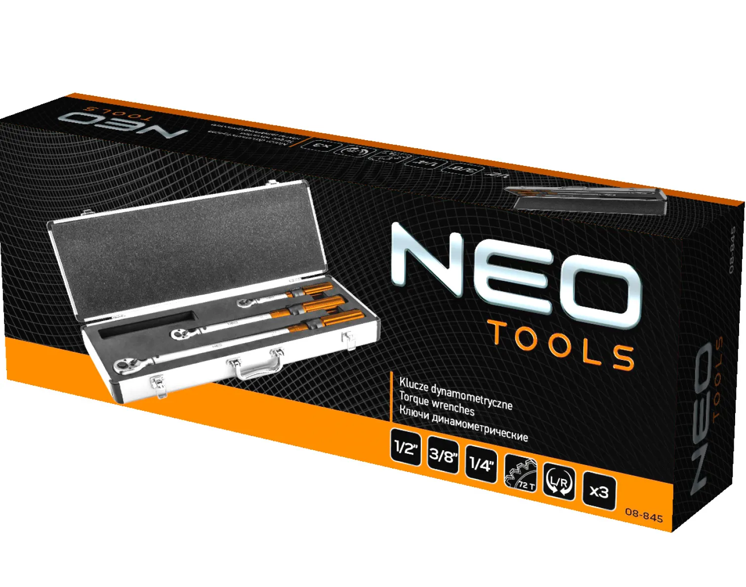 Klucze dynamometryczne 3 szt. Neo 08-845