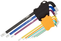Klucze imbusowe hex z kulką 9szt. Neo 09-512