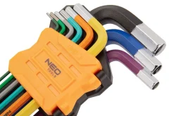 Klucze imbusowe hex z kulką 9szt. Neo 09-512