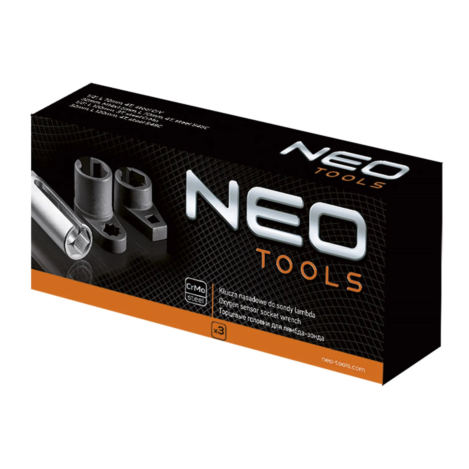 Klucze nasadowe do sondy lambda zestaw 3szt. Neo 11-203
