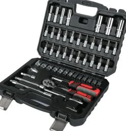 Klucze nasadowe 1/4" 53 elementów Schmith SCH01Z01053