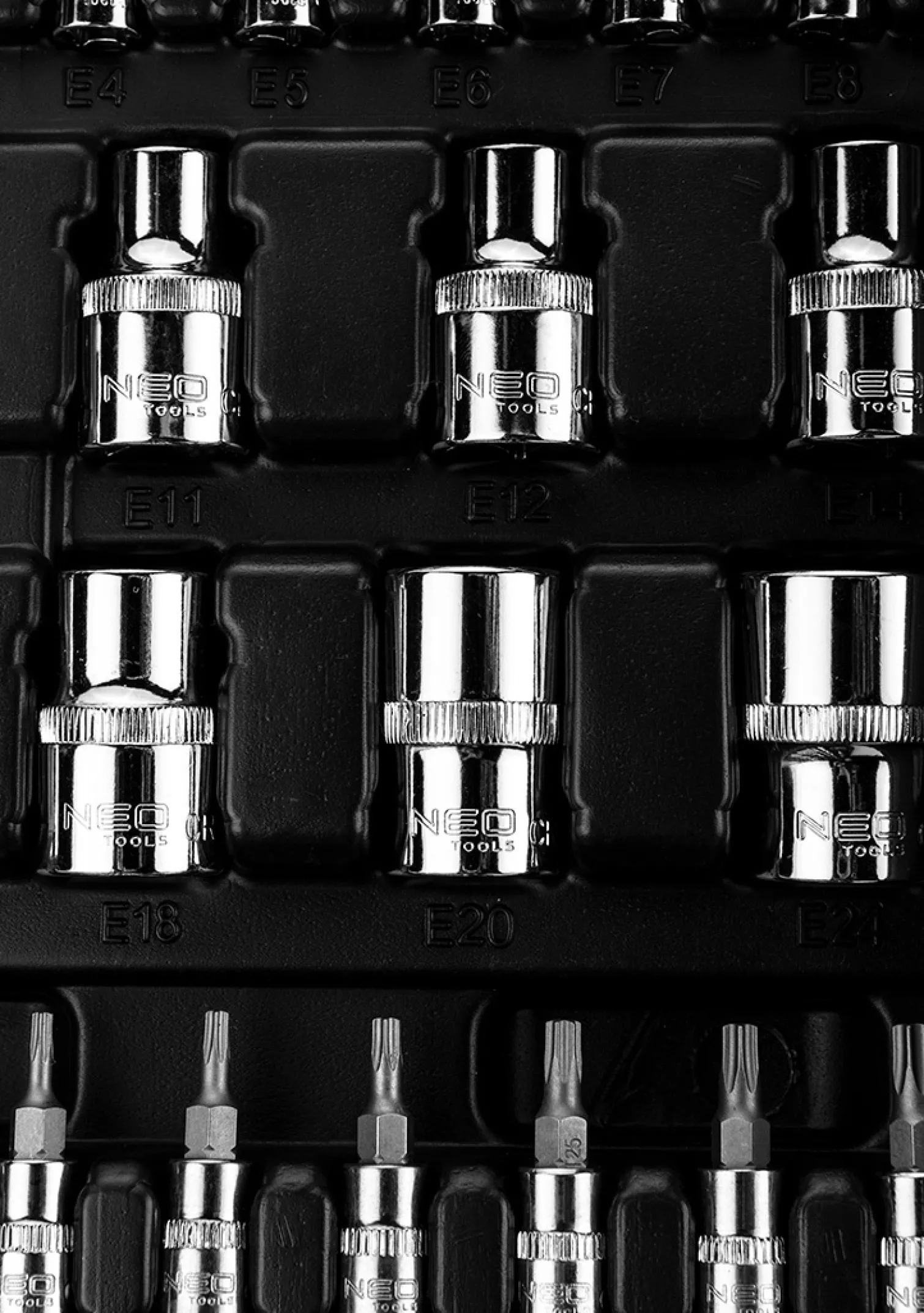 Klucze nasadowe 1/4" i 1/2
