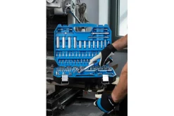 Klucze nasadowe 1/4″ i 1/2″, zestaw 144 elementów Högert HT1R440