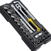 Klucze nasadowe 1/2" 12-kątne, wkład do Transmodule, zestaw 23 elementów Stanley STMT1-74726