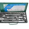Klucze nasadowe 1/2" 12-kątne, zestaw 25 elementów Honiton H4052