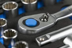 Klucze nasadowe spline 1/4” i 1/2”, zestaw 60 elementów Högert HT1R470