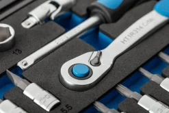 Klucze nasadowe 1/4”, zestaw 34 elementów Högert HT1R464