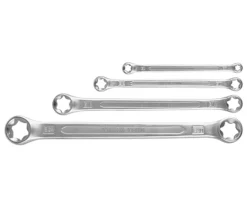Klucze oczkowe Torx CR-V 4 części E6-E24 Yato YT-0530