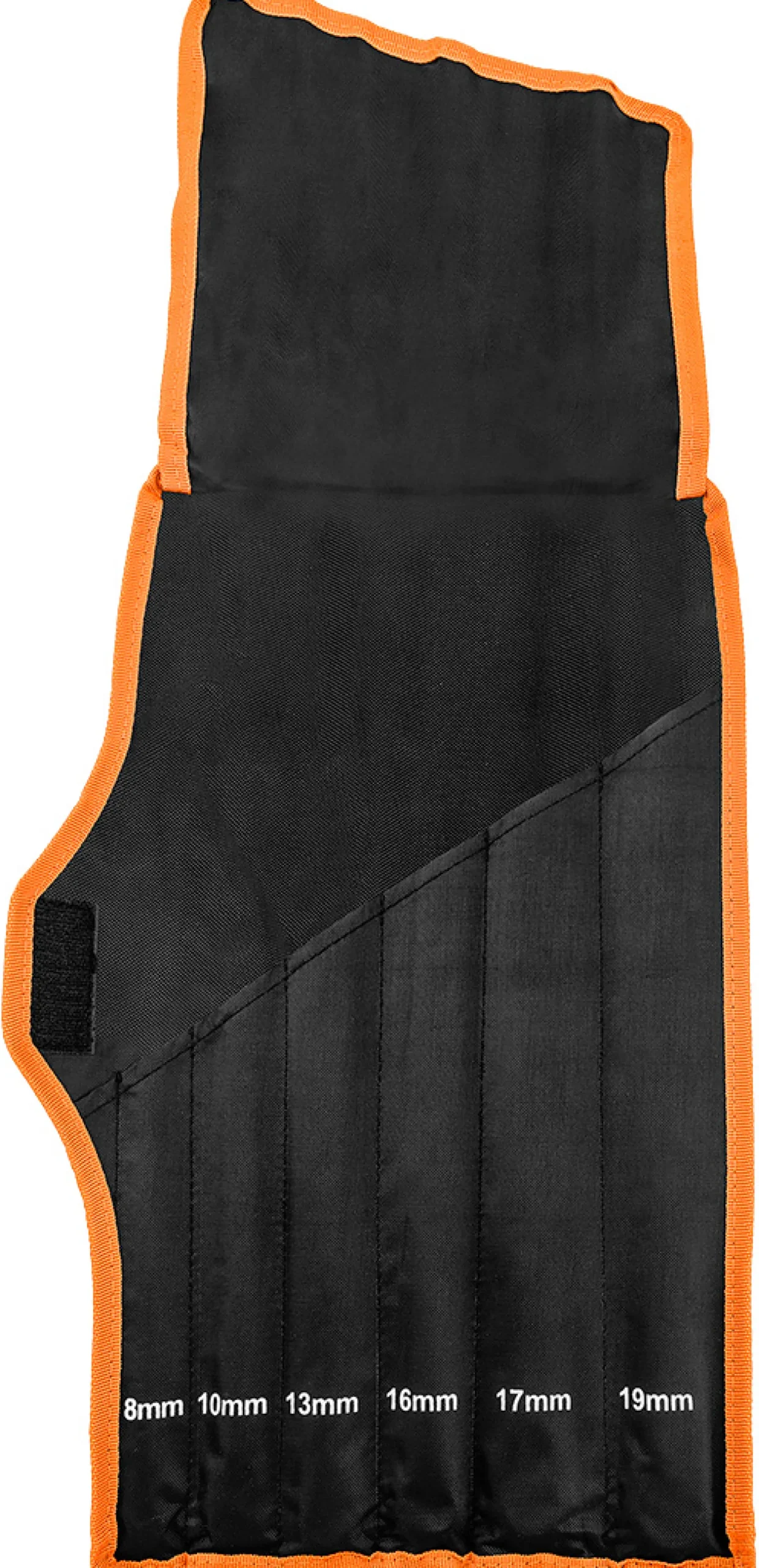 Klucze oczkowe z grzechotką, długie, zestaw 6 szt., 8 - 19 mm, miękkie etui Neo 09-370