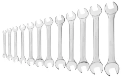 Klucze płaskie dwustronne 6-32mm, zestaw 12szt. Neo 09-852