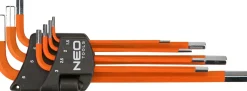 Klucze sześciokątne 1.5-6mm, zestaw 7szt. Neo 09-517