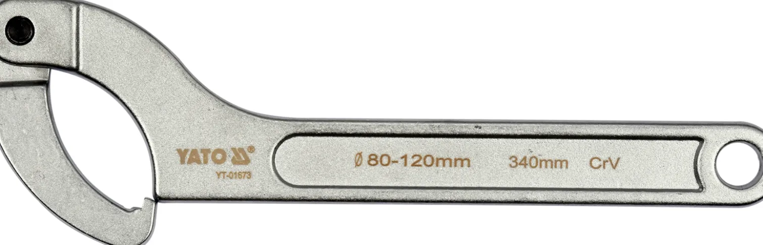 Klucz hakowy z noskiem 340mm Yato YT-01673