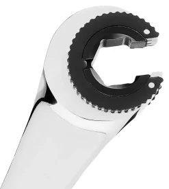Klucz płasko-oczkowy rozcięty z grzechotką 19 mm Neo 09-266