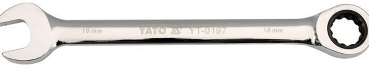 Klucz płasko-oczkowy z grzechotką 24 mm Yato YT-0202