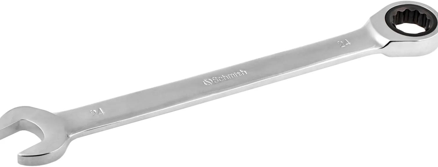 Klucz płasko-oczkowy z grzechotką 12mm Schmith SKPO-G12
