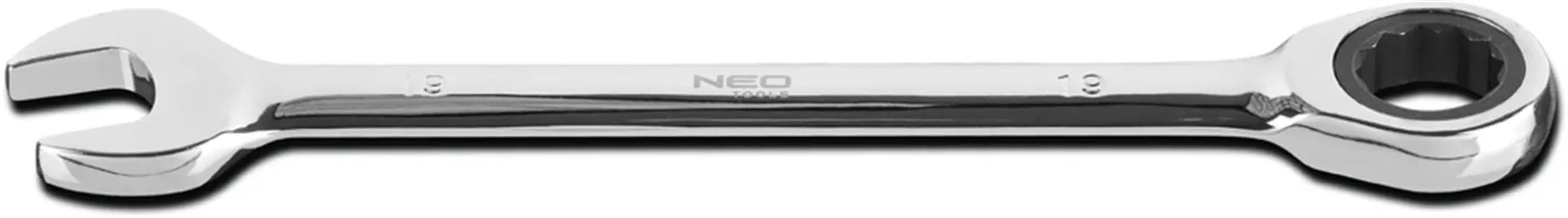 Klucz płasko-oczkowy z grzechotką 19mm Neo 09-068