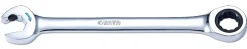 Klucz płasko-oczkowy z podwójną grzechotką 18mm Sata ST43614