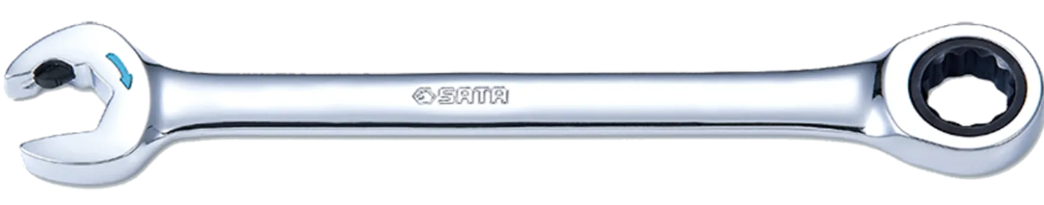 Klucz płasko-oczkowy z podwójną grzechotką 14mm Sata ST43610