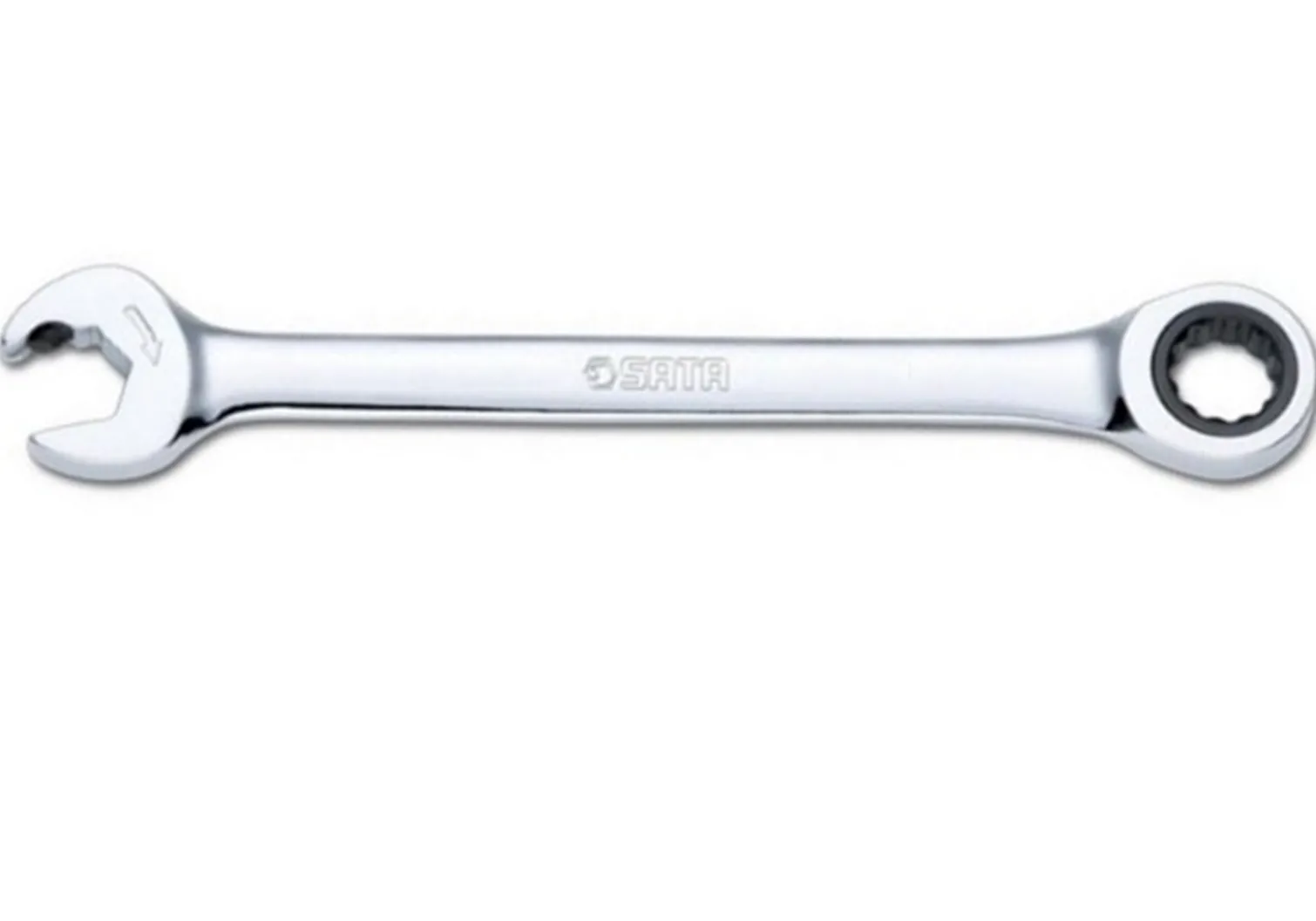 Klucz płasko-oczkowy z podwójną grzechotką 10mm Sata S43606/S43203