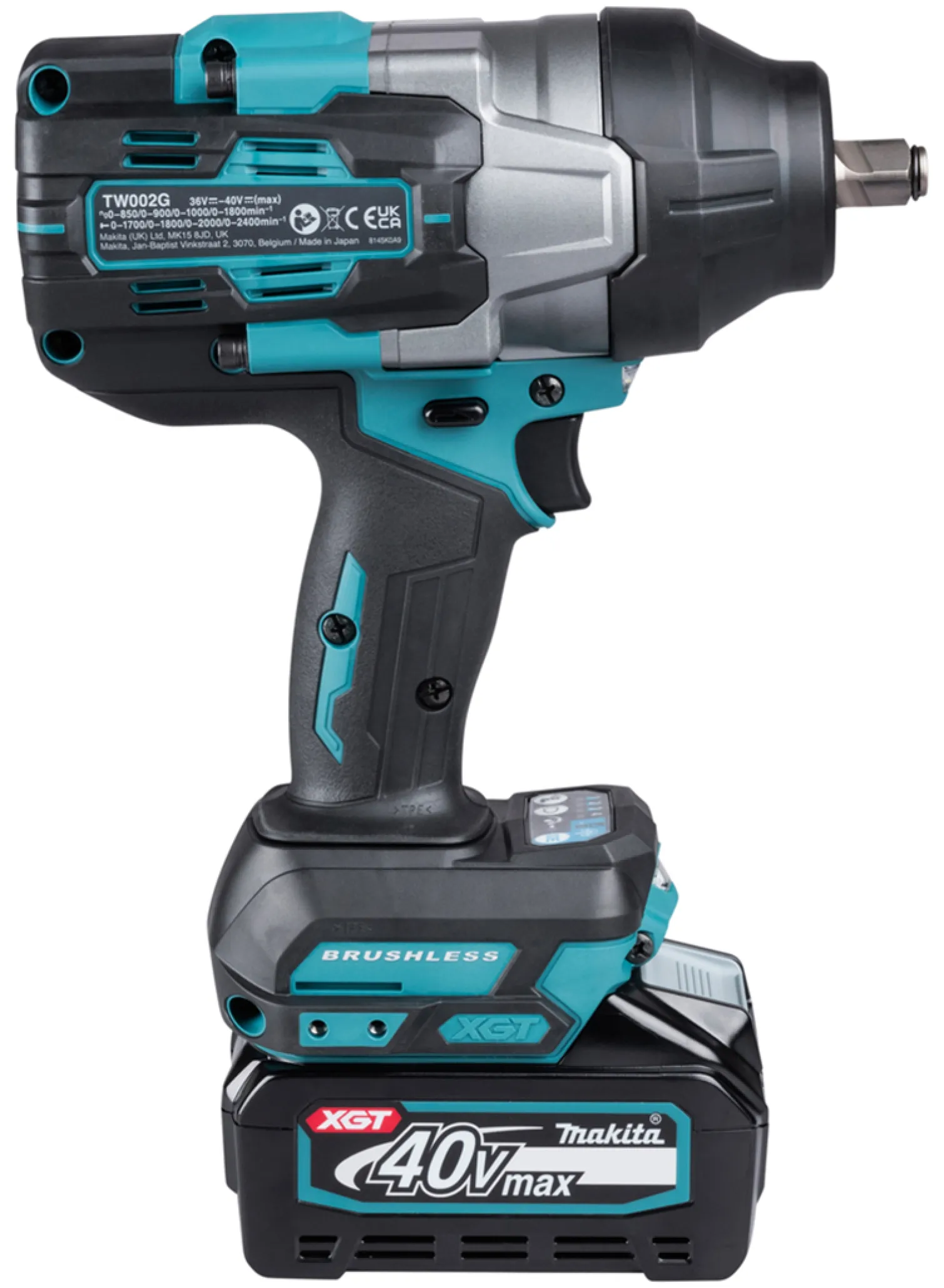 Klucz udarowy Makita XGT TW002GM201 2x4.0Ah