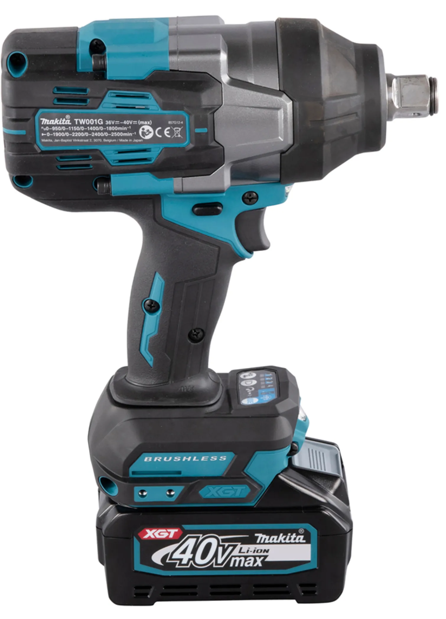 Klucz udarowy Makita XGT TW001GM201 2x4.0Ah