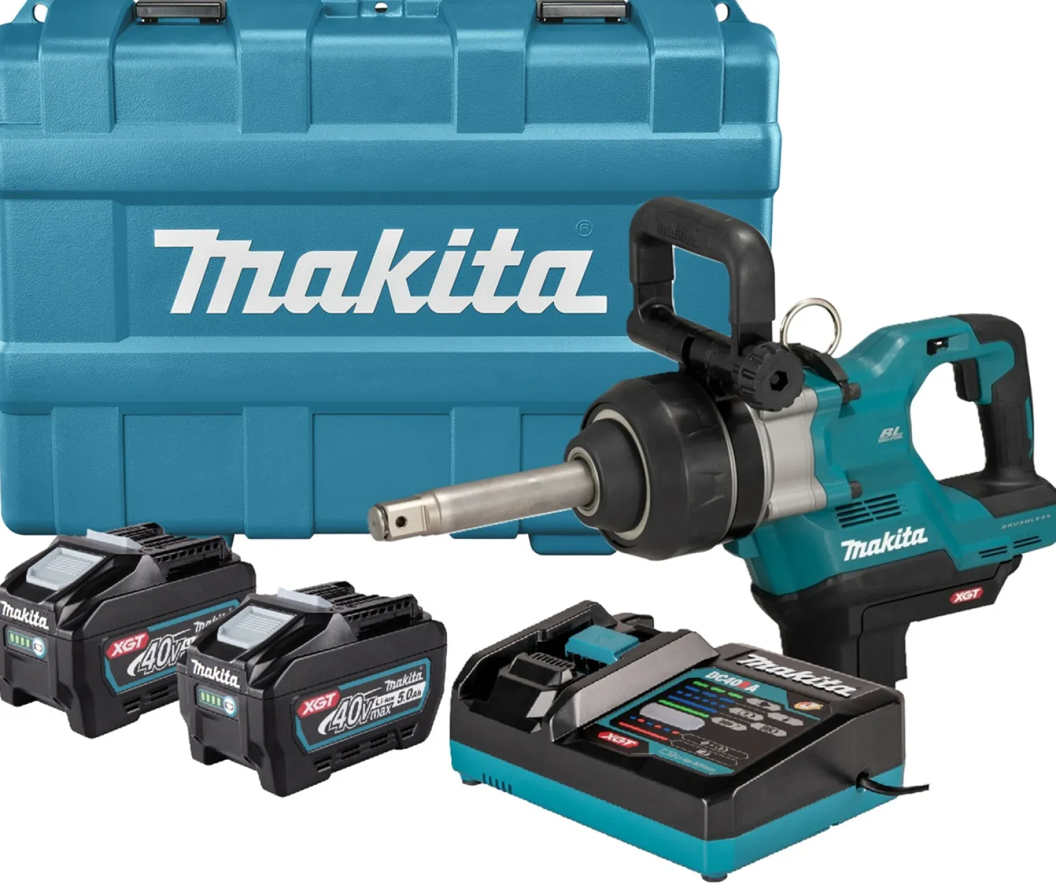 Klucz udarowy Makita XGT TW010GT201 2x5.0Ah