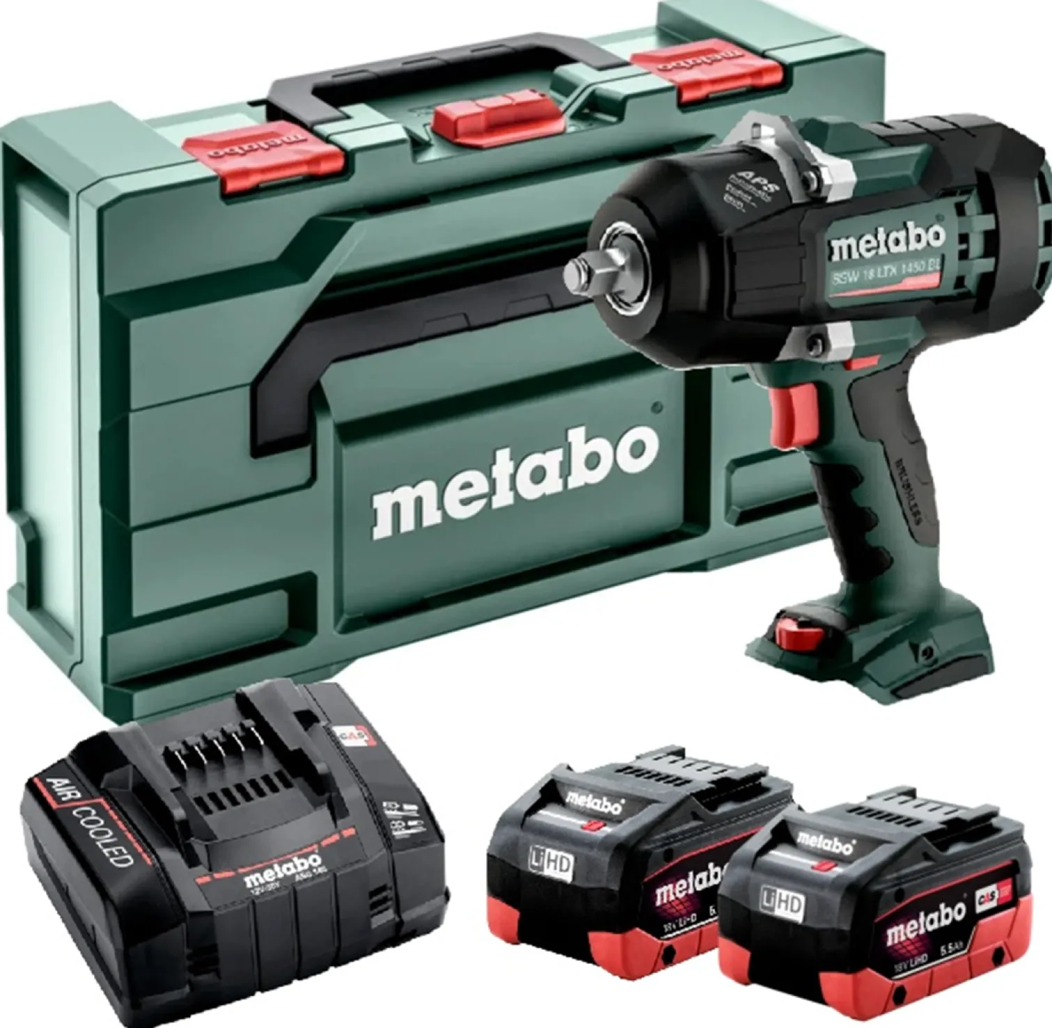 Klucz udarowy Metabo SSW 18 LTX 1450 BL 2x5.5Ah