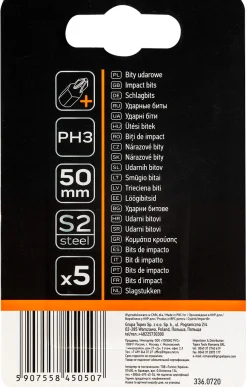 Końcówka wkrętakowa PH3, 5szt. Neo 09-577
