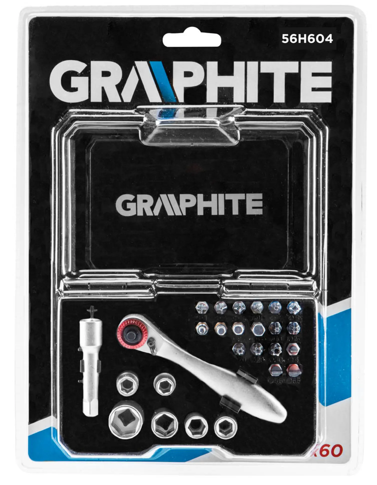 Końcówki wkrętakowe Graphite 56H604