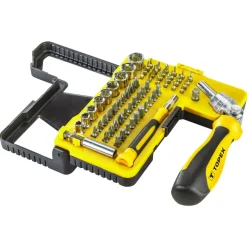 Końcówki wkrętakowe z uchwytem 1/4" 68szt. Topex 39D346