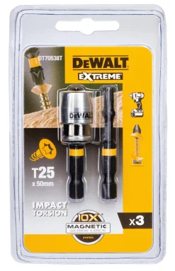 Końcówki wkrętarskie 2szt. DeWalt DT70538T