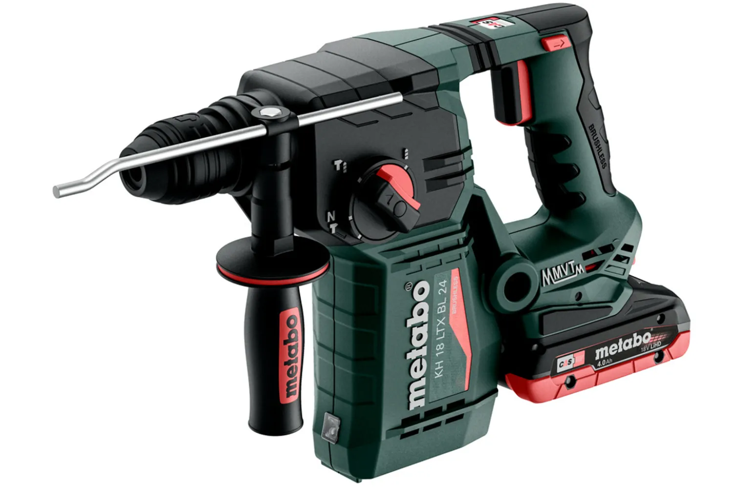 Kombimłotek SDS-Plus Metabo KH 18 LTX BL 24 2x4.0Ah