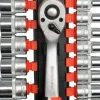 Komplet nasadek 1/2" z grzechotką (19szt.) Yato YT-38681