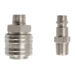 Komplet szybkozłączek gwint zewnętrzny 1/4" Pansam A535402