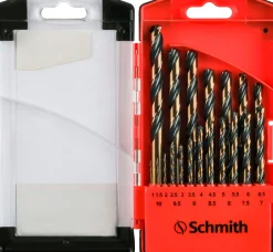 Komplet wierteł do metalu HSS PRO 19 szt. Schmith SQWMP-011