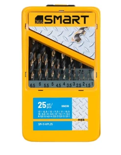 Komplet wierteł HSS do metalu, 25szt. Smart365 SM-11-KPL25