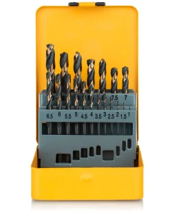 Komplet wierteł HSS do metalu, 19 szt. Smart365 SM-11-KPL19