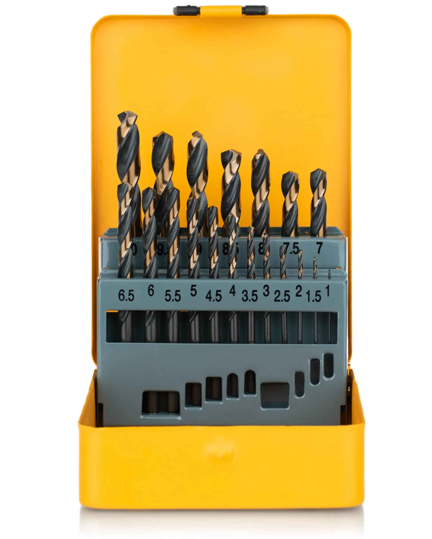 Komplet wierteł HSS do metalu, 19 szt. Smart365 SM-11-KPL19