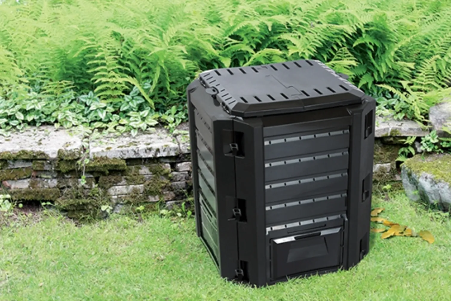 Kompostownik COMPOGREEN - czarny Prosperplast IKST380C-S411