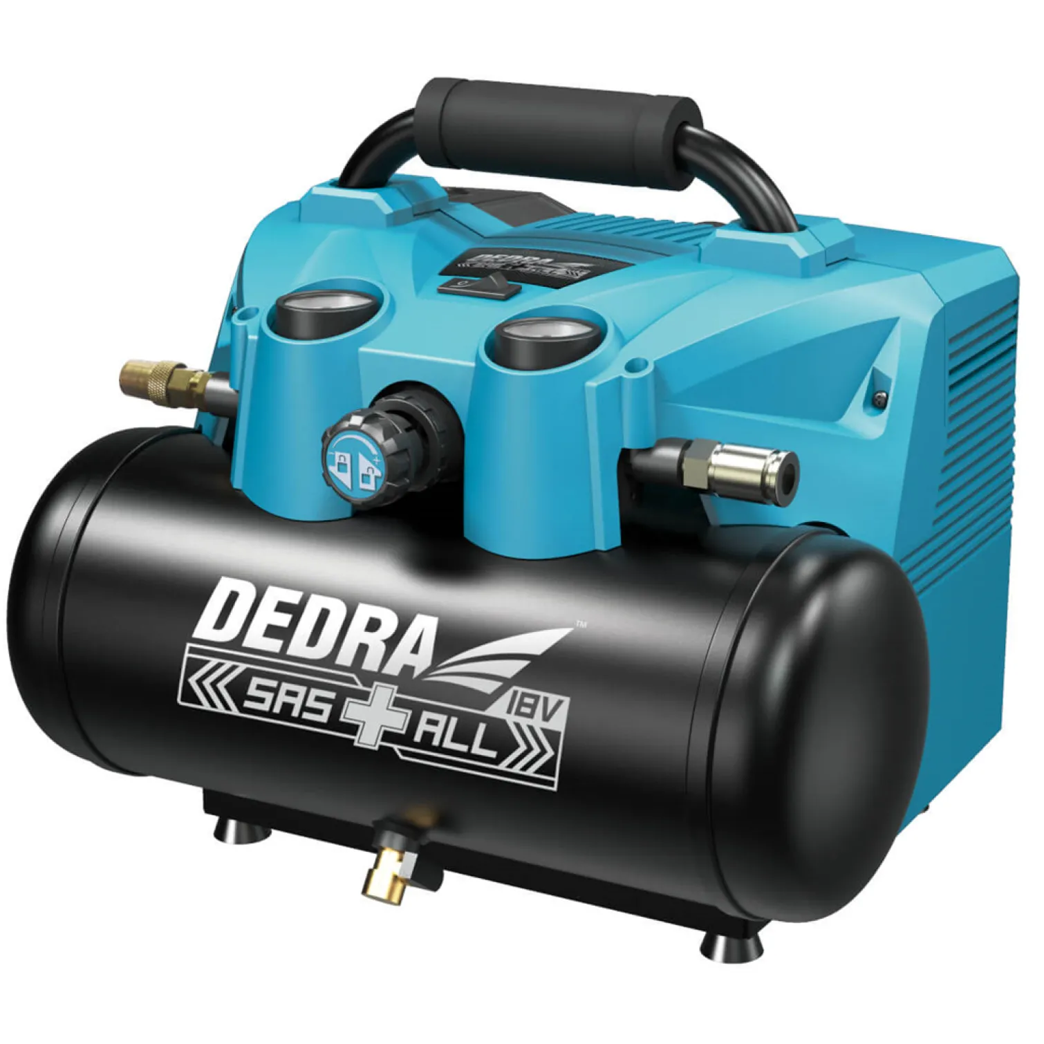 Kompresor bezolejowy Dedra SAS+ ALL 18V DED7077V