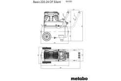 Kompresor Metabo Basic 220-24 OF Silent