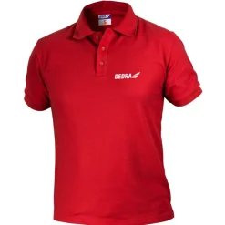 Koszulka męska polo S, czerwona Dedra BH5PC-S