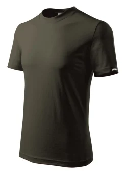 Koszulka męska T-shirt M, kolor army, 100% bawełna Dedra BH5TA-M