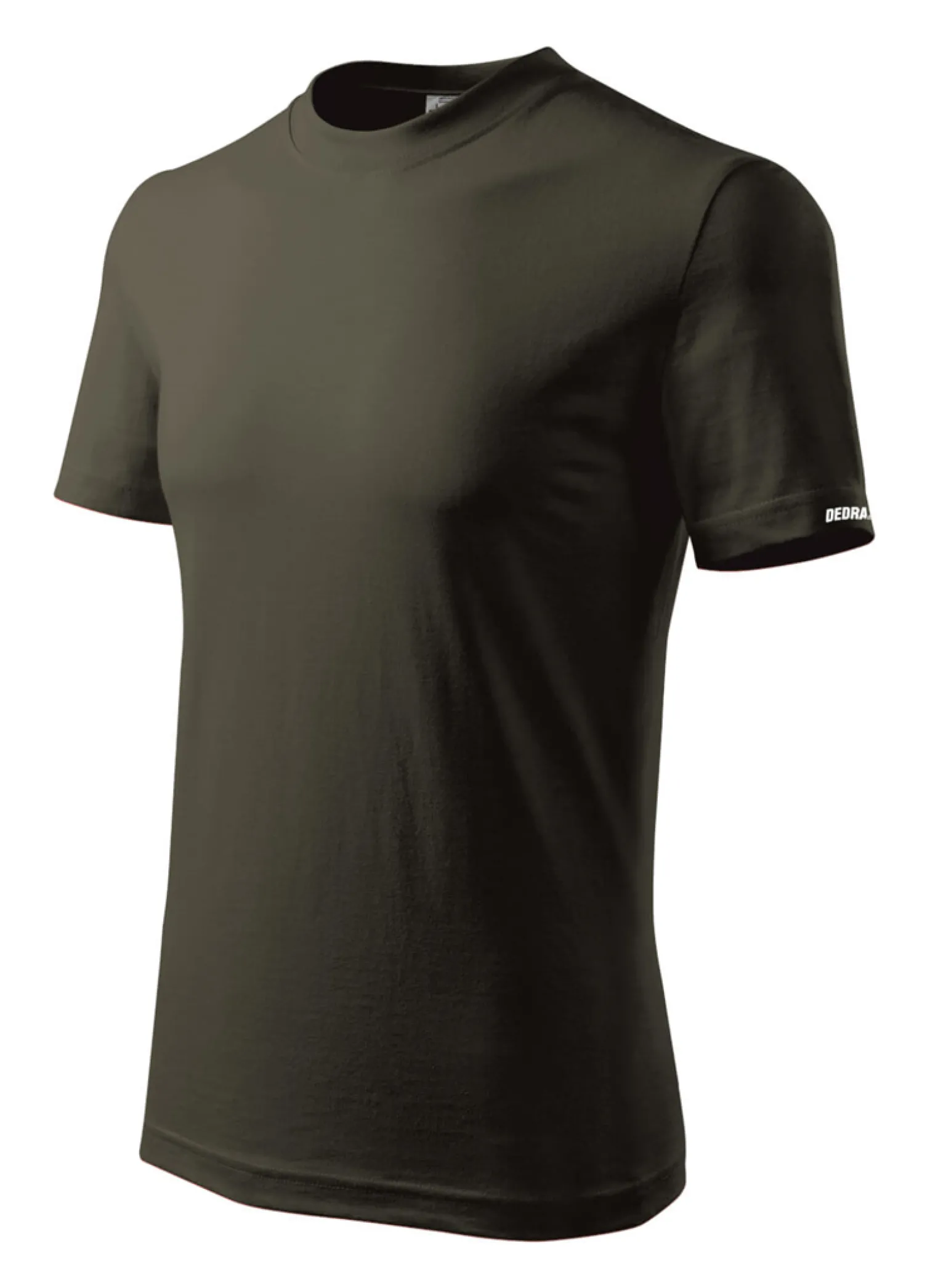Koszulka męska T-shirt XXL, kolor army, 100% bawełna Dedra BH5TA-XXL