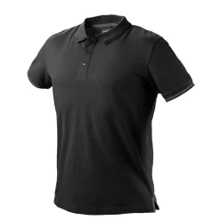 Koszulka polo DENIM, czarna, rozmiar XL Neo 81-659-XL
