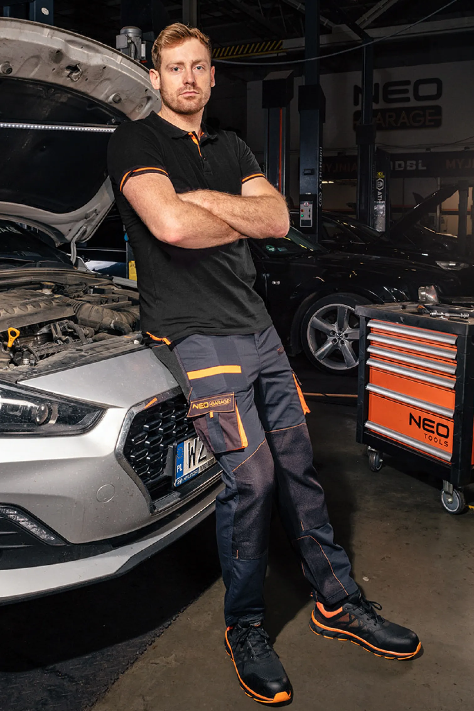 Koszulka polo Neo Garage rozmiar M Neo 81-657-M