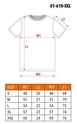 Koszulka T-shirt Neo 81-610-XXL